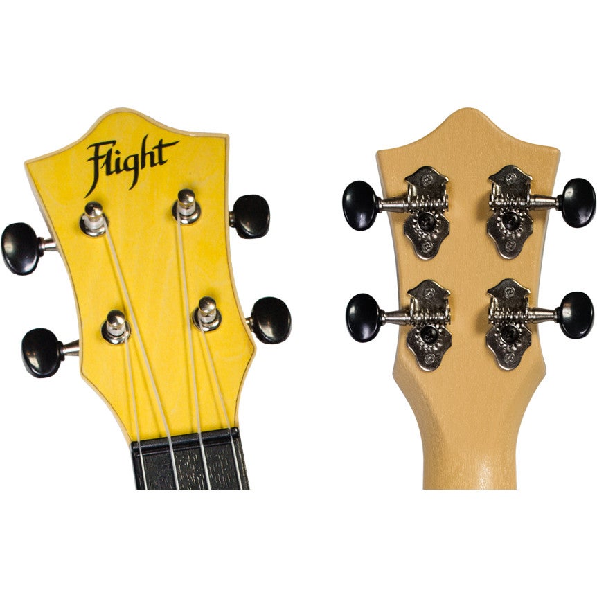 Flight Travel Series TUS35 Yellow sopraan ukelele met gigbag