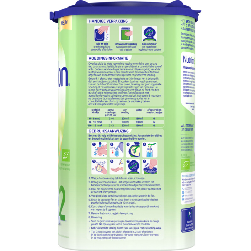 Nutrilon Bio 2 opvolgmelk 6+ maanden