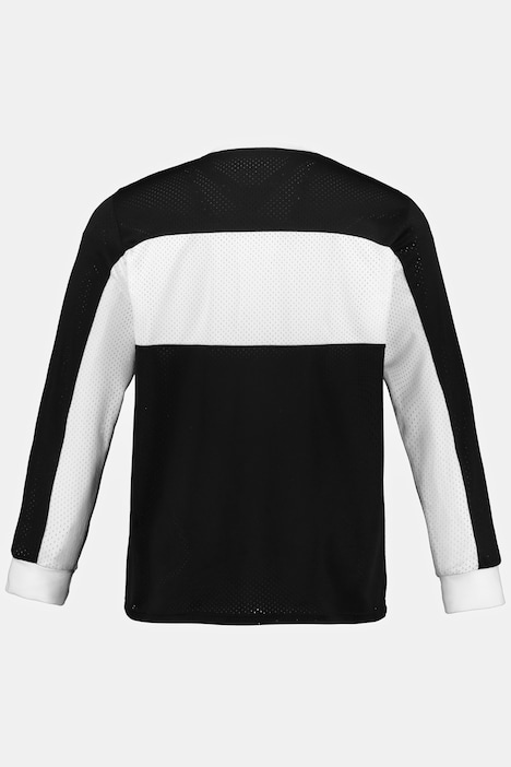 Langarmshirt, Trikot Jersey, Rippbündchen