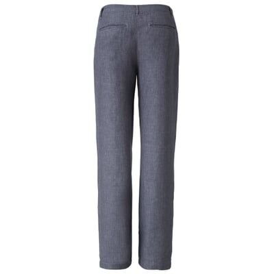 Damen-Leinenhose, Blau