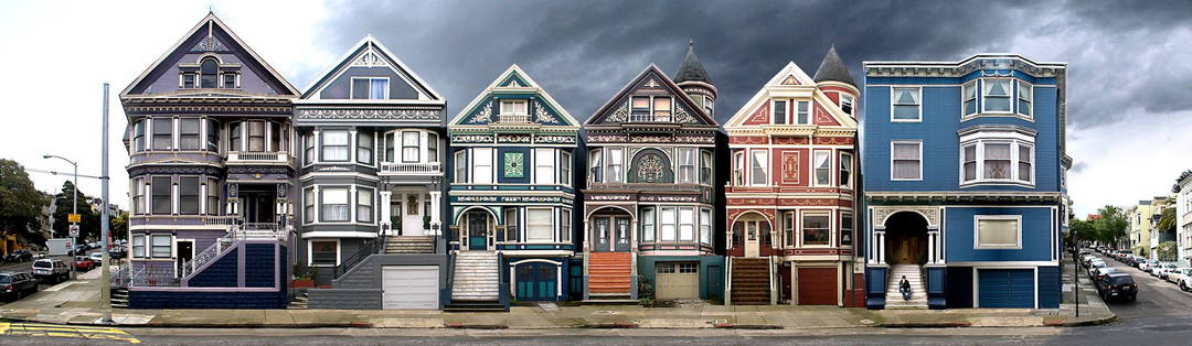 San Francisco, Waller St. by Larry Yust - Limited Edition. Edition of: 150. Signed.