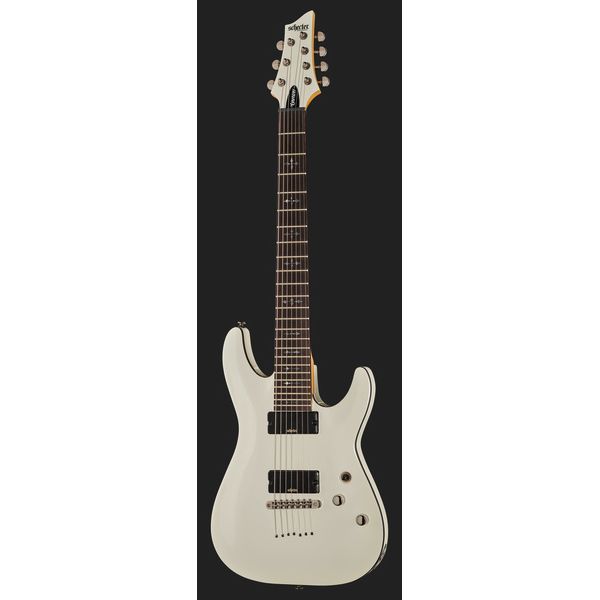 Schecter Demon 7 Vintage White