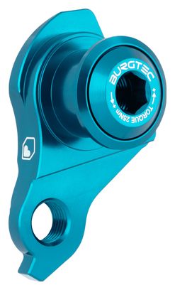 Patte de Dérailleur Burgtec UDH Aluminium Bleu Turquoise