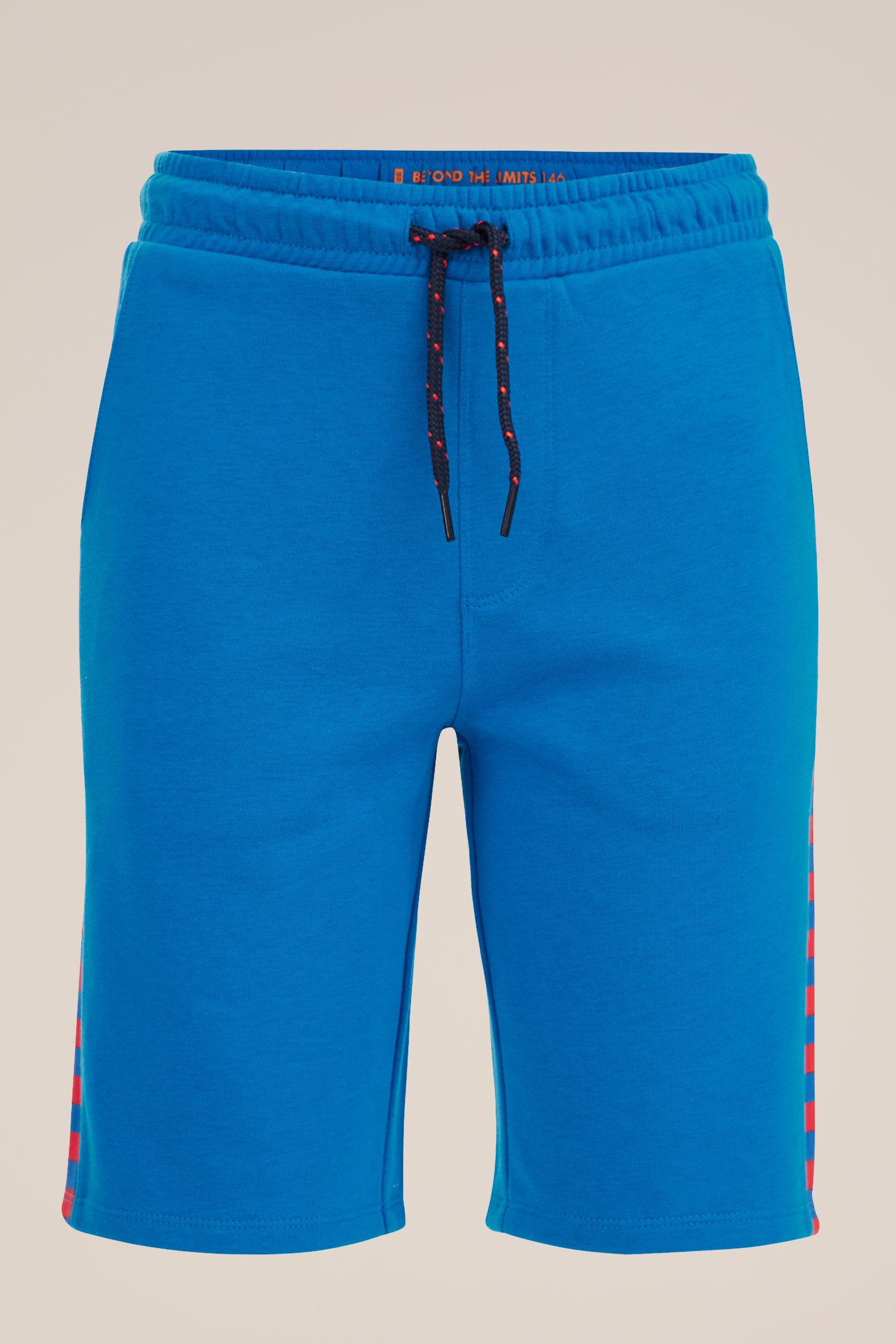 Jongens sweatshort met tapedetail WE Fashion Blauw