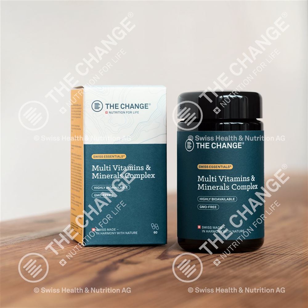 Be the change Multi Vitamins & Minerals Complex<br>60 Stück, Glas, Kapsel