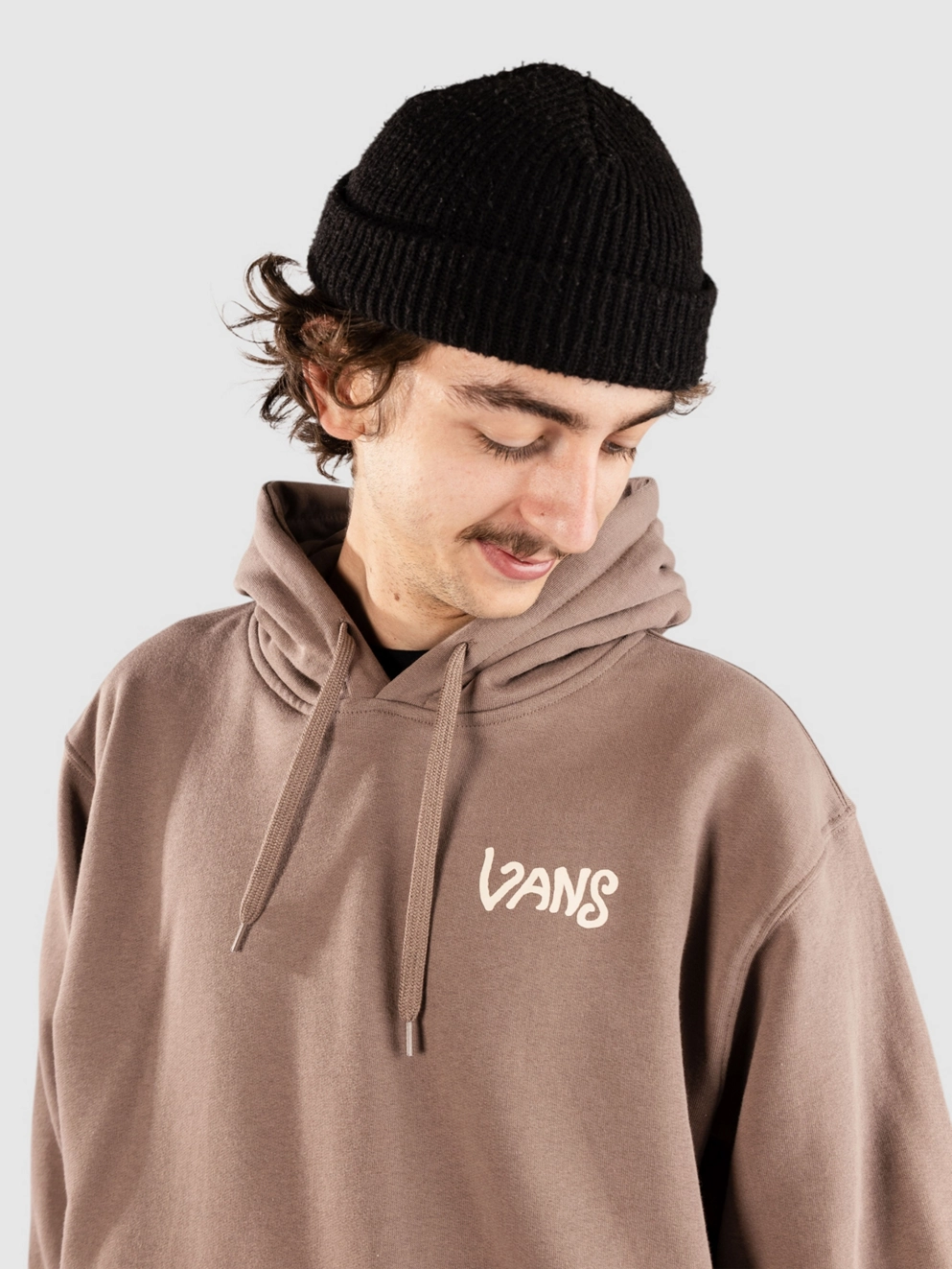 Vans V Hand Loose Po Hoodie deep taupe