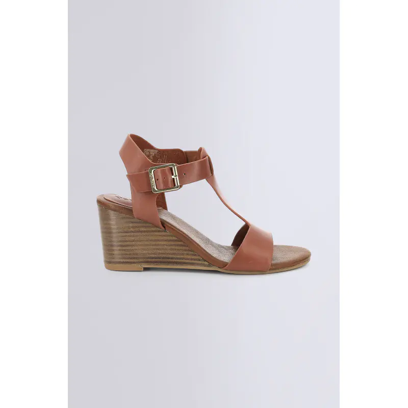 KICK VOLAGE MARRON BRIQUE SANDALES Cuir Femme