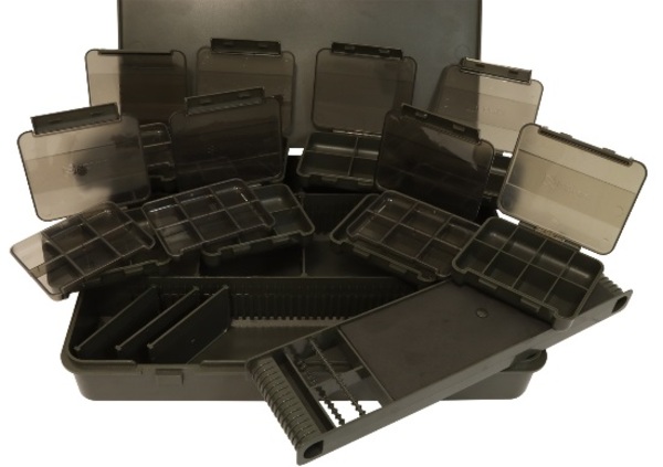 Sonik Lockbox Large Loaded Tacklebox (Incl. 8 boîtes   Rigboard)