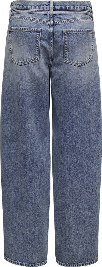 ONLY ONLGIANNA MW BALLOON DNM JEANS DOT Blå