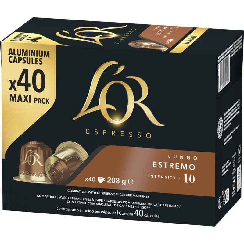 L'OR Lungo estremo capsules maxi pack
