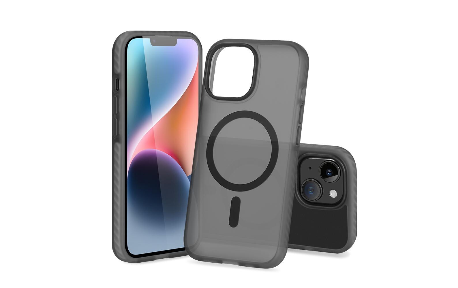 StyleShell INVISIO MagSafe iPhone 15 Plus SchwarzSchutzhülle mit MagSafe für das Apple iPhone 15 Plus