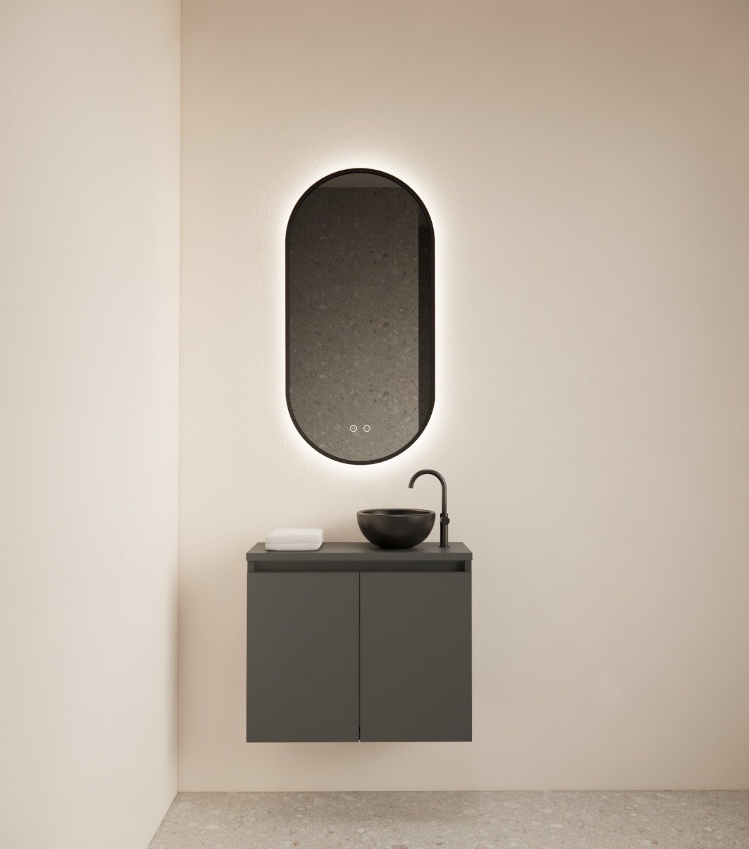 Gliss Design Echo toiletmeubel 60cm graphite
