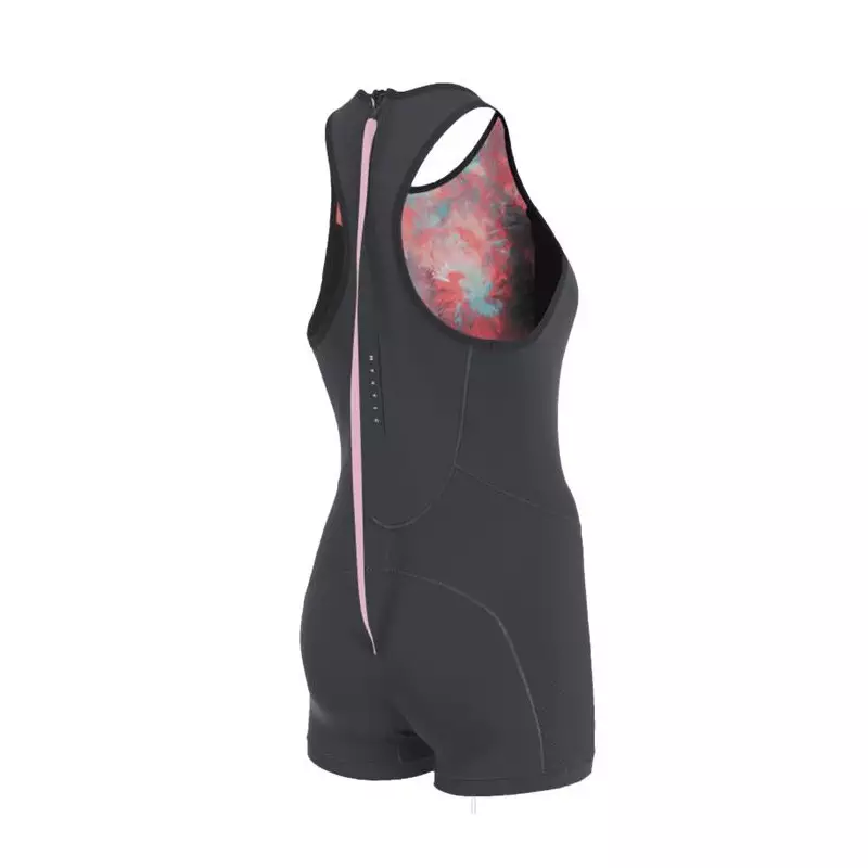 Combinaison Short Jane femme MYSTIC Lunar 2/2mm Back Zip Dark Grey