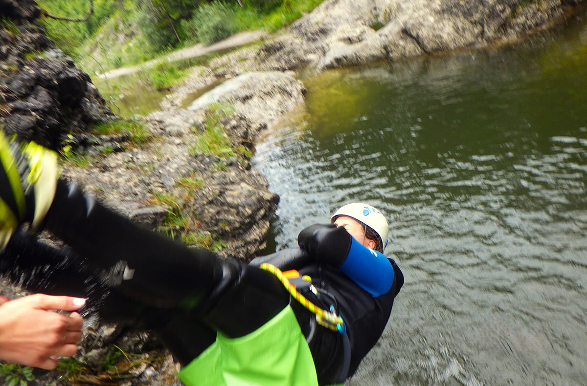 Canyoning-Einsteigertour Steeg (halbtags)