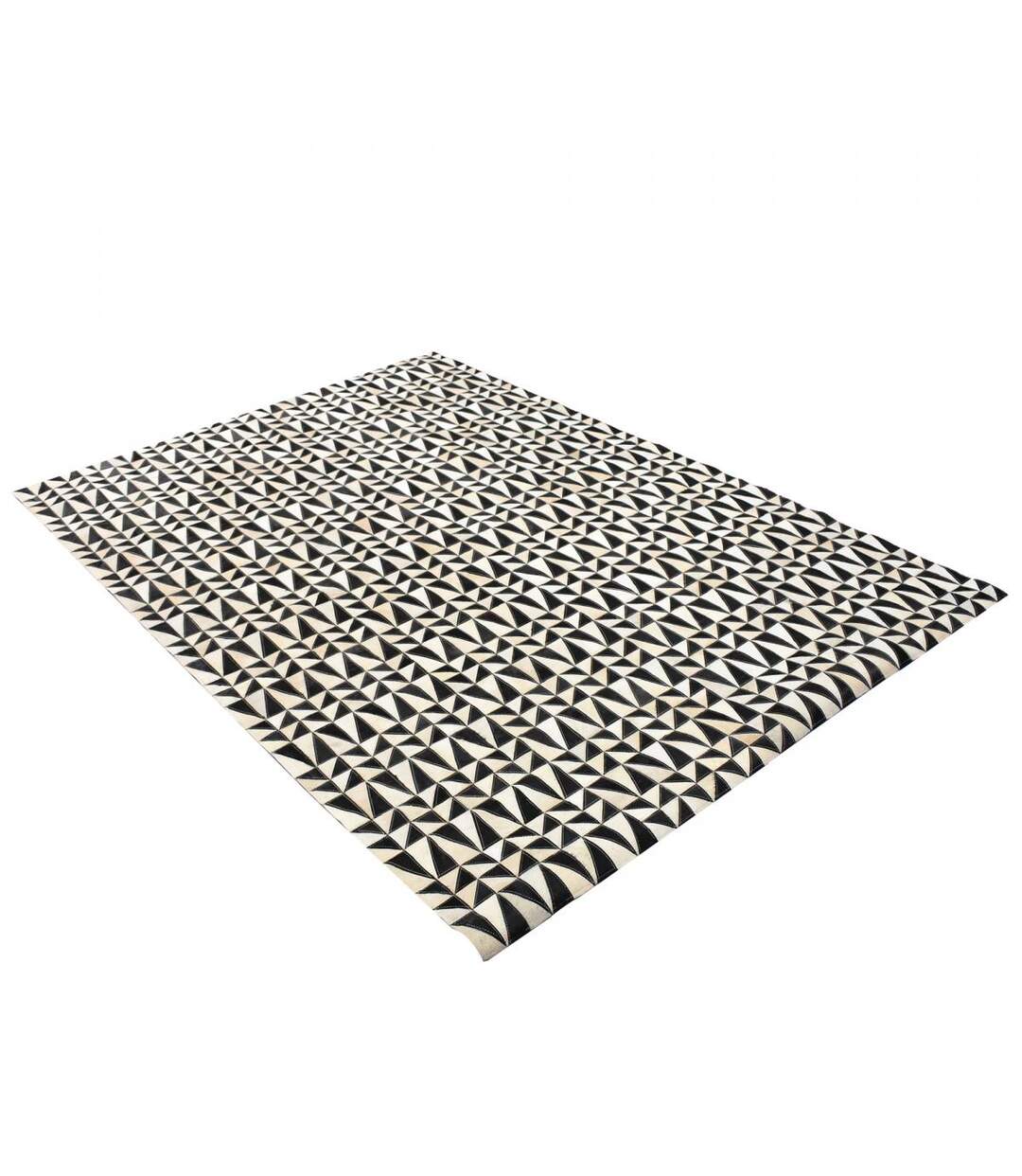 Tapis salon LITTLETRI en peau de bête Fait main