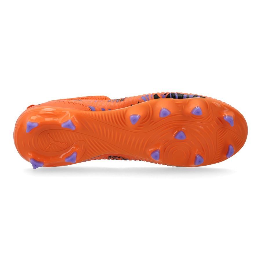 PUMA Future 8 Match FG/AG Creativity - Orange Poppy/Dark Amethyst/Noir Enfant ÉDITION LIMITÉE