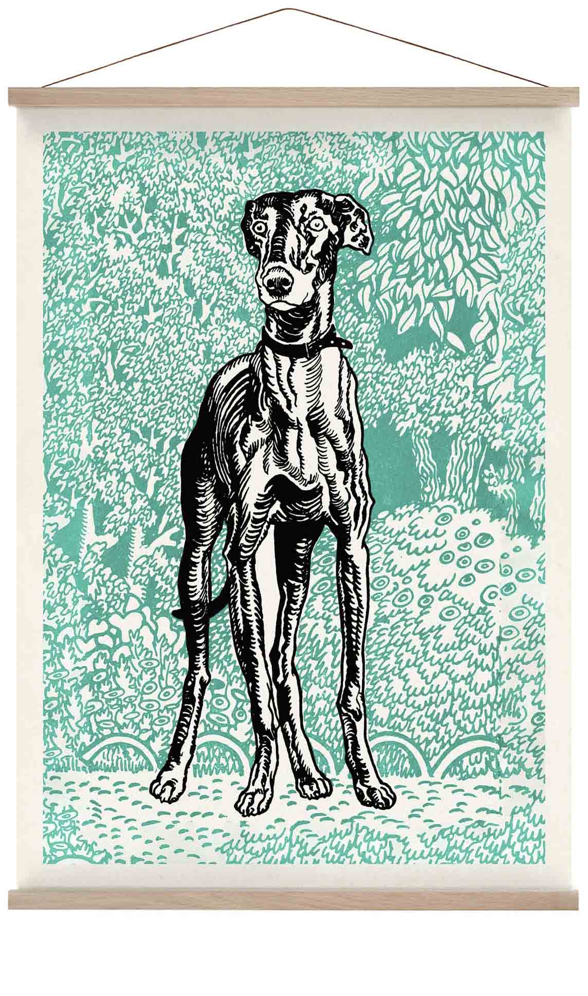 Windhund Nr. 2 von Moritz Jung