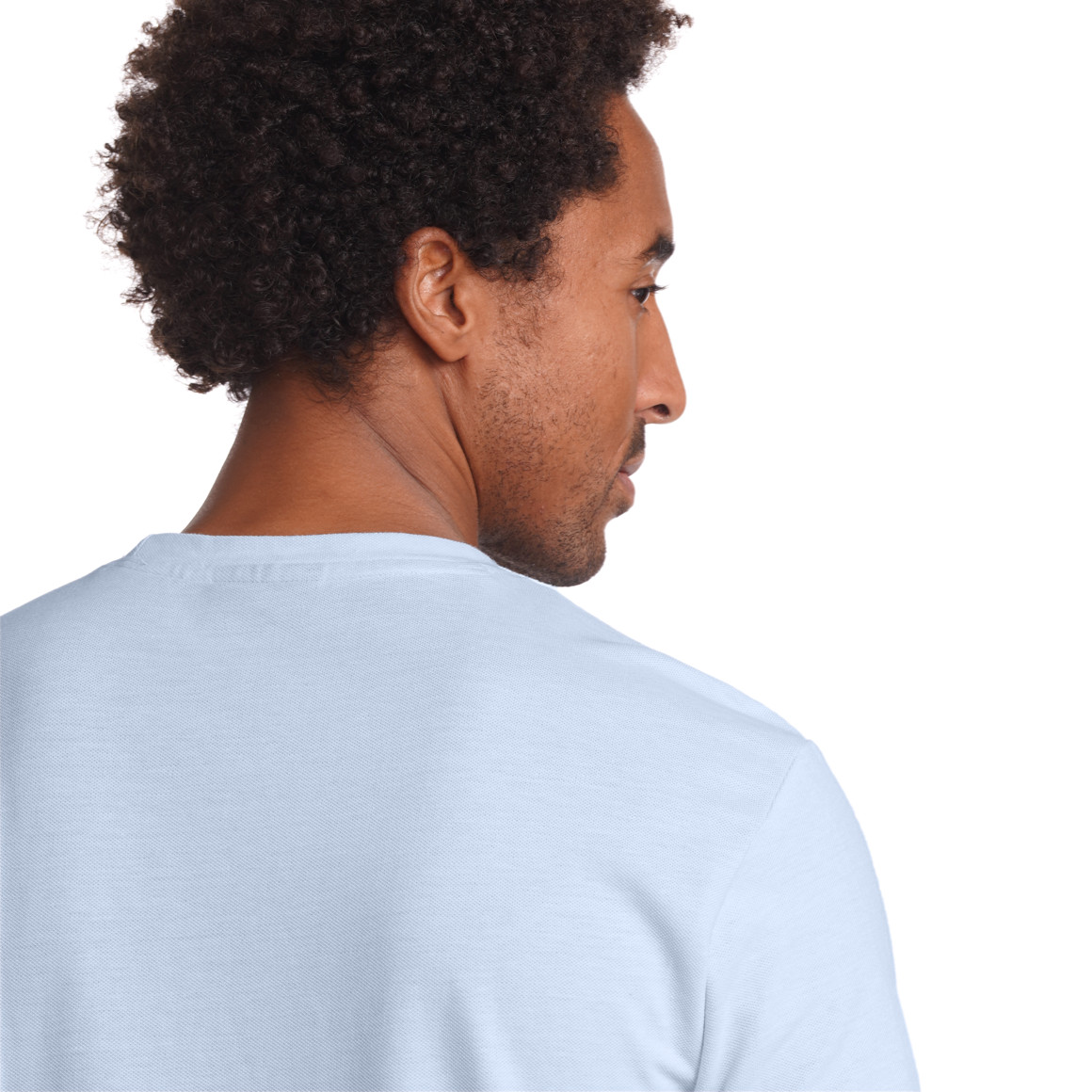 VanVaan Herren T-Shirt in Piqué-Qualität hellblau