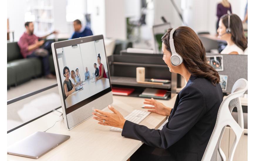 Headset 730 Duo Platinum, USB-A, inkl. Ladestation<br>Premium Bluetooth-Headset für im Geschäft, im Büro und unterwegs