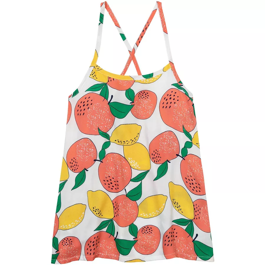 MINOTI T-Shirt WeißOrangeGelb