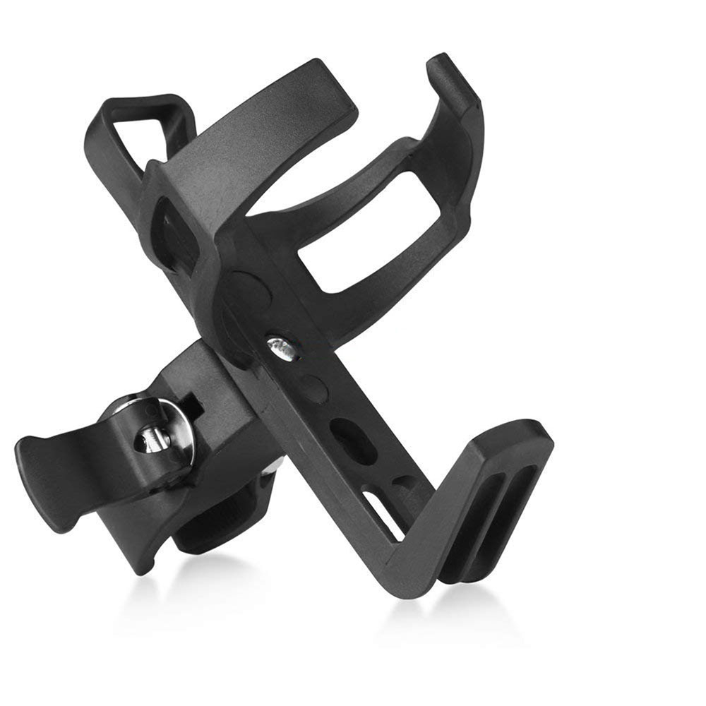 Universal Velo Trinkflaschen Halterung mit Schnellspanner für Fahrrad Lenkstange / Velostange - Schwarz