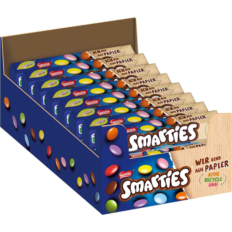 Smarties Hexatube, 38 g, 24 Stück