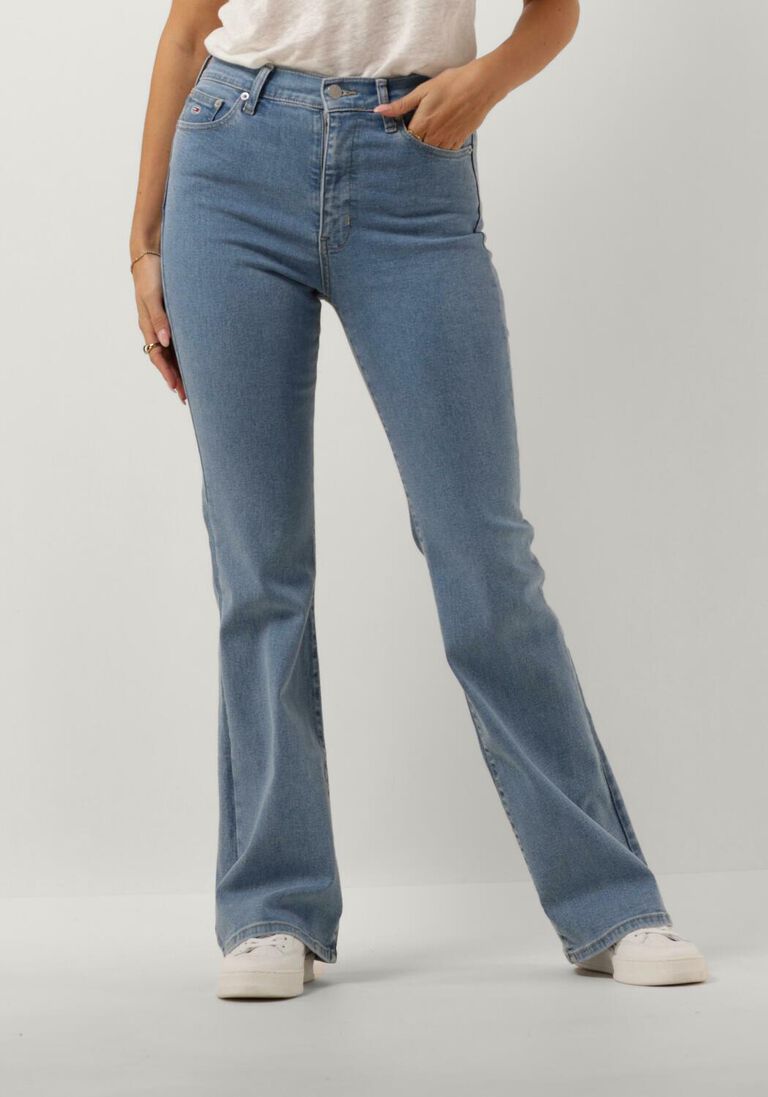 TOMMY JEANS blauwe tommy jeans flared jeans sylvia hgh flr cg4239
