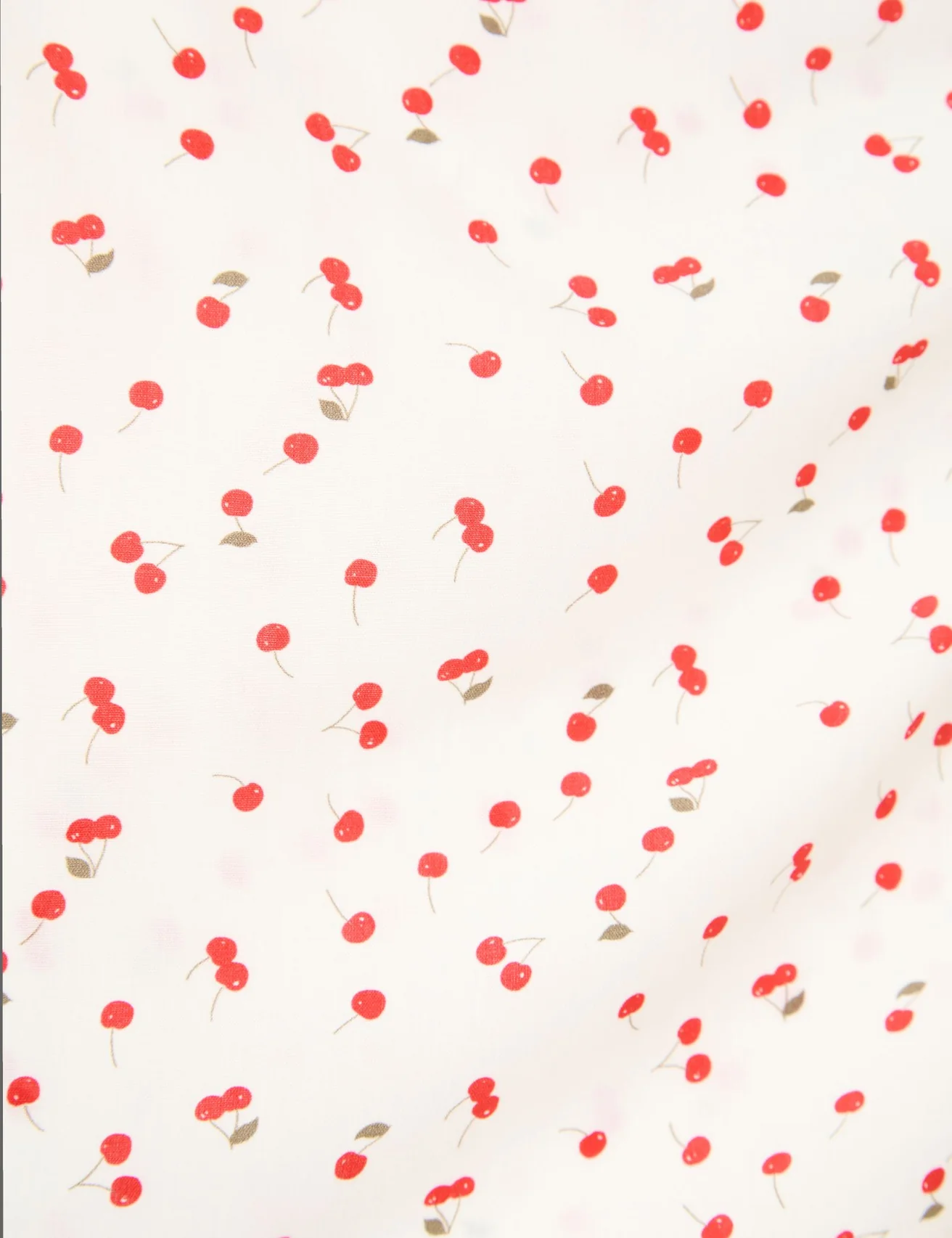 Jupe short à motif cerises