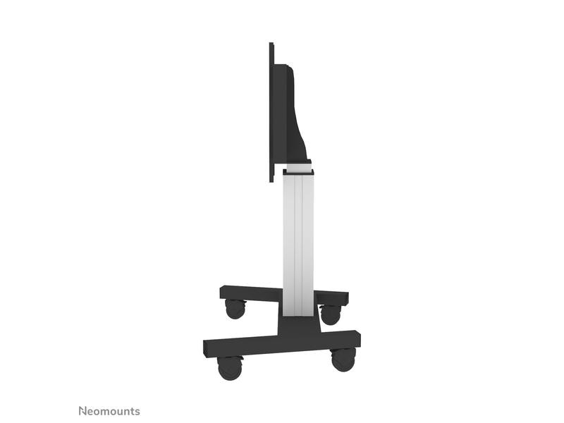 NEOMOUNTS TV-Trolley PLASMA-M2500 Silber Mobiler Bodenständer mit elektrischer Höhenverstellung für Displays und TVs von 42