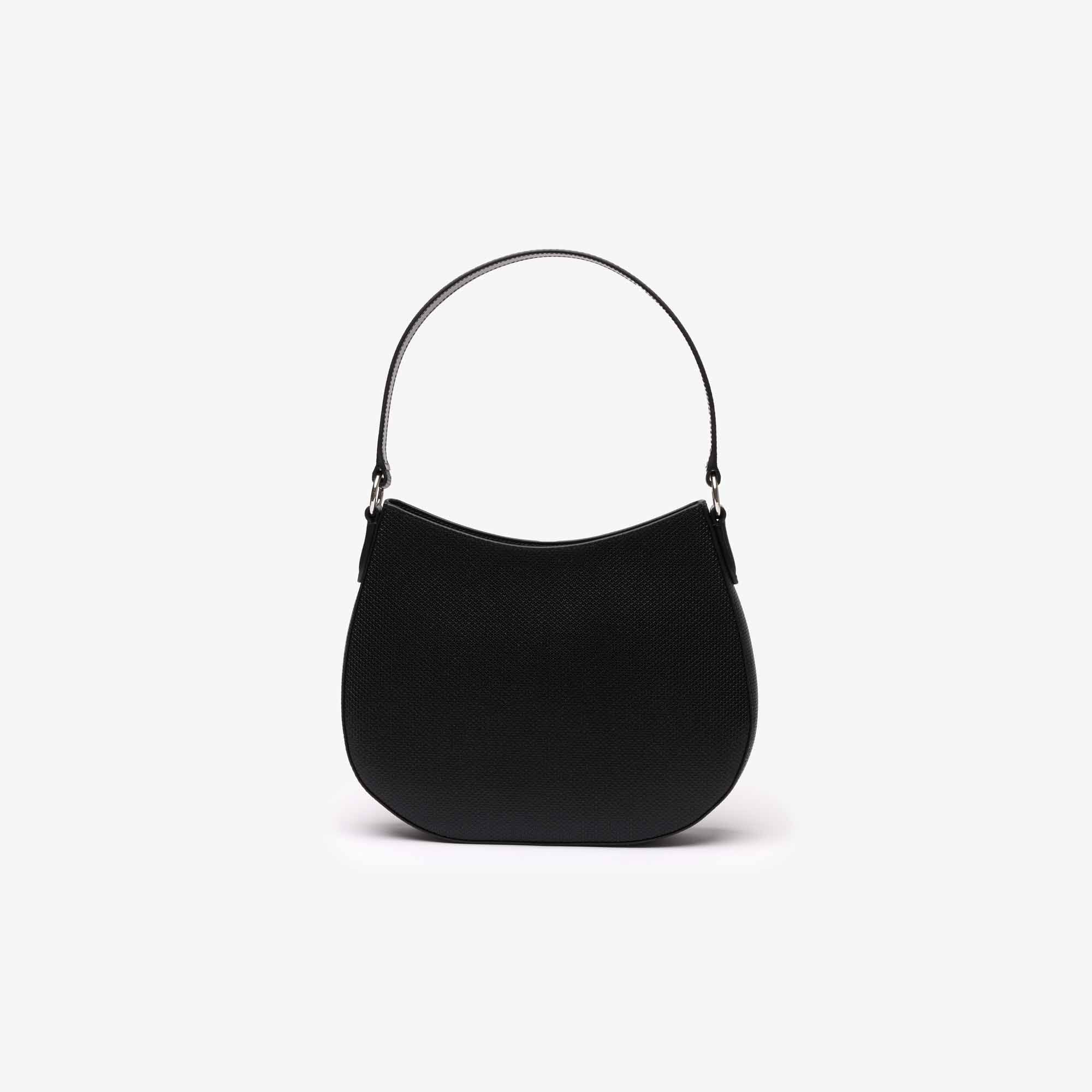 Chantaco Classics Hobo Leder-Handtasche Crossbody Taschen - Schwarz - Lacoste - Damen