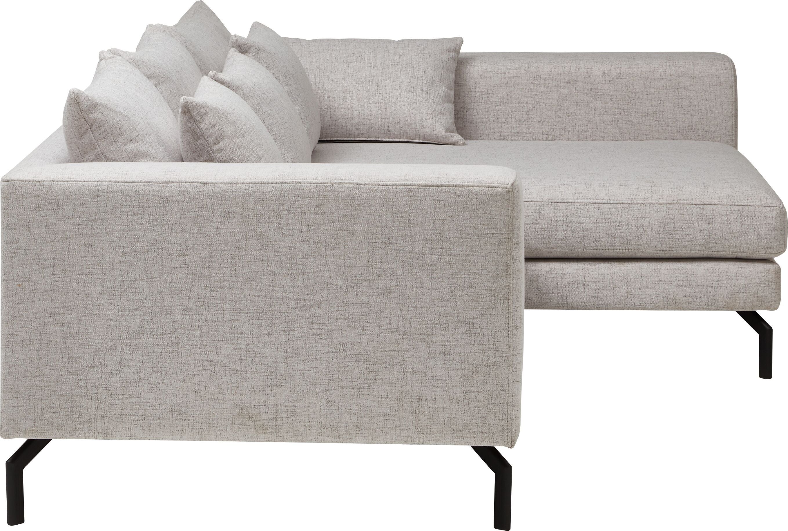 CUNO Ecksofa - Hellgrau / B: 280.0 cm x T: 171.0 cm x H: 80.0 cm
