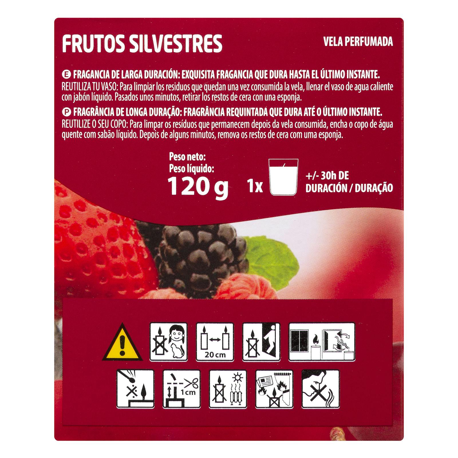 Bougie parfumée aux fruits sauvages de la forêt verte