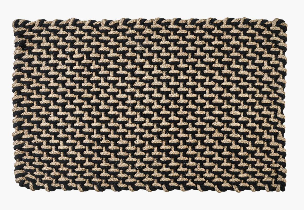 Dørmatte svart - 50x80 cm