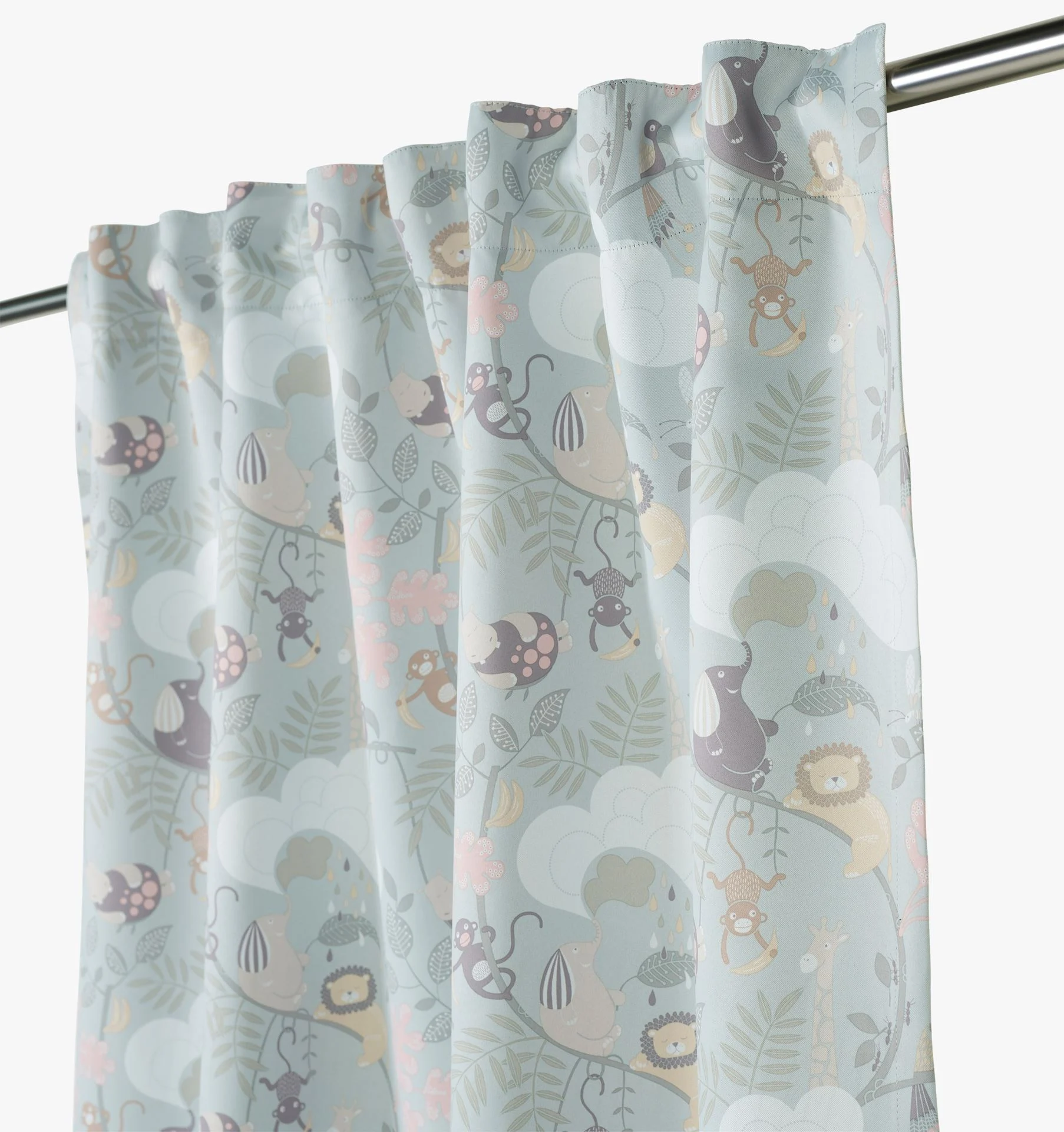 Lysdempende gardin multi - 140x160 cm