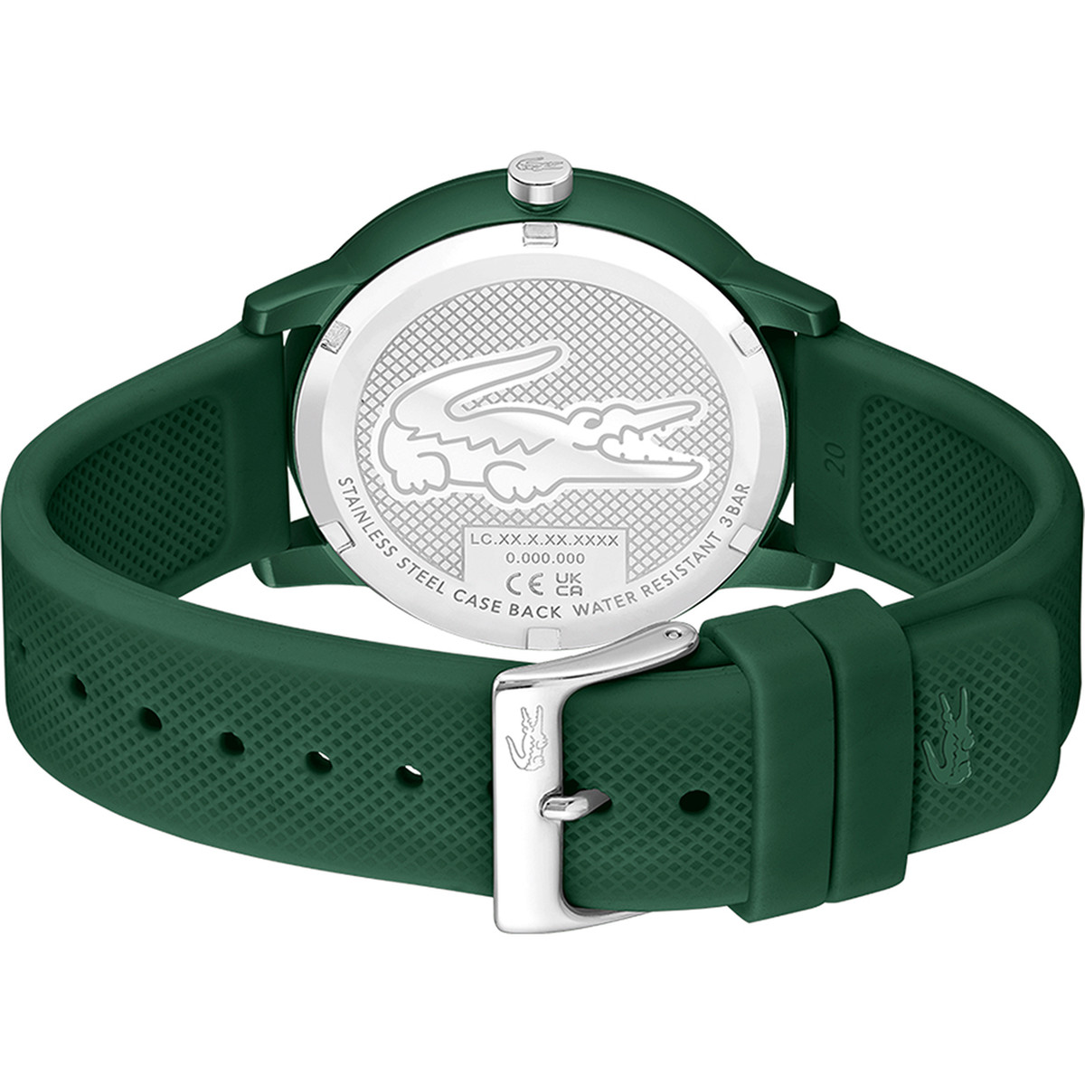 Montre LACOSTE.12.12 move homme TR90 vert bracelet silicone vert