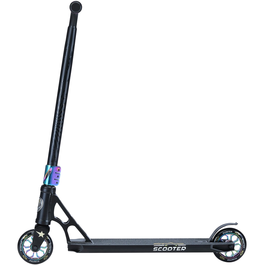 Star Scooter Roller Stunt Trick 110mm Professional schwarz, chrom