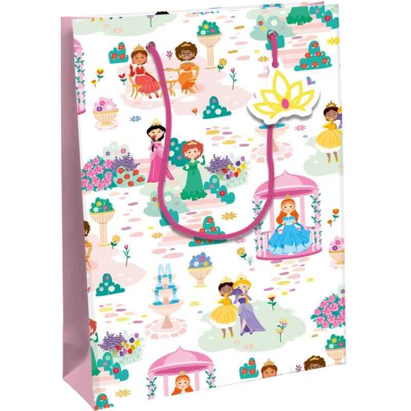 Il était une fois, Excellia, sac large 26,5x14x33 cm, Princesses - Multicolore