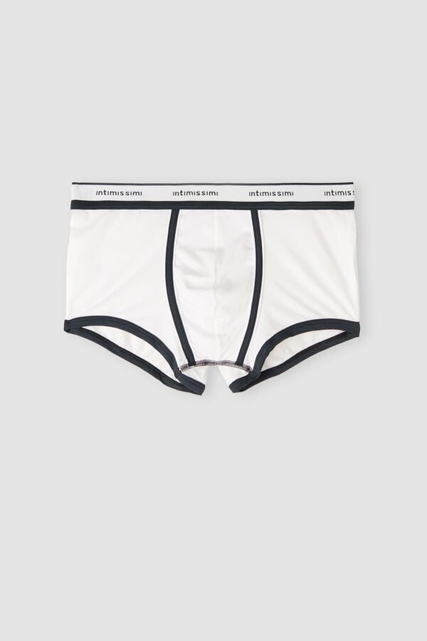 Cuecas boxer Supima® Natural Fresh Cotton com logotipo