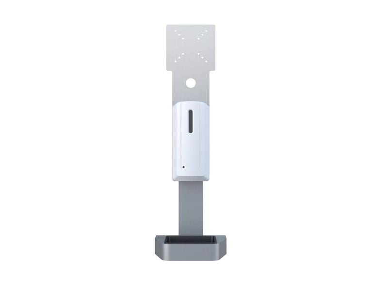 Multibrackets Desinfektionsmittelständer Hygienebox Tisch w MB Hygienebox Tischmontage, weiss / 9639 Infrarot Auto-Sensor 0-12 cm, 1 Liter Tank, ABS