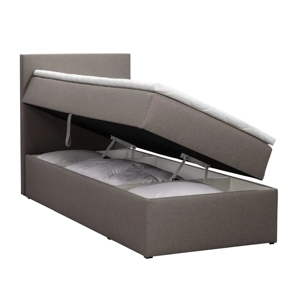 Boxcombinatie met opbergruimte Orebro 4-delig - taupe - 90x200 cm