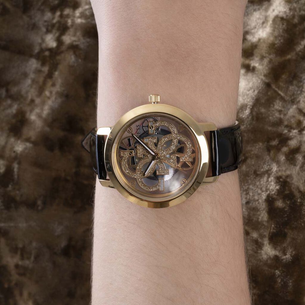 Montre Guess Quattro Clear Doré