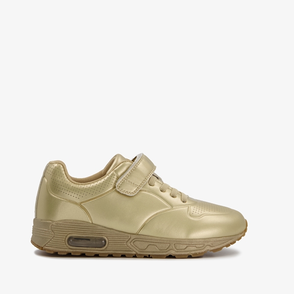 Blue Box meisjes sneakers goudkleurig met airzool
