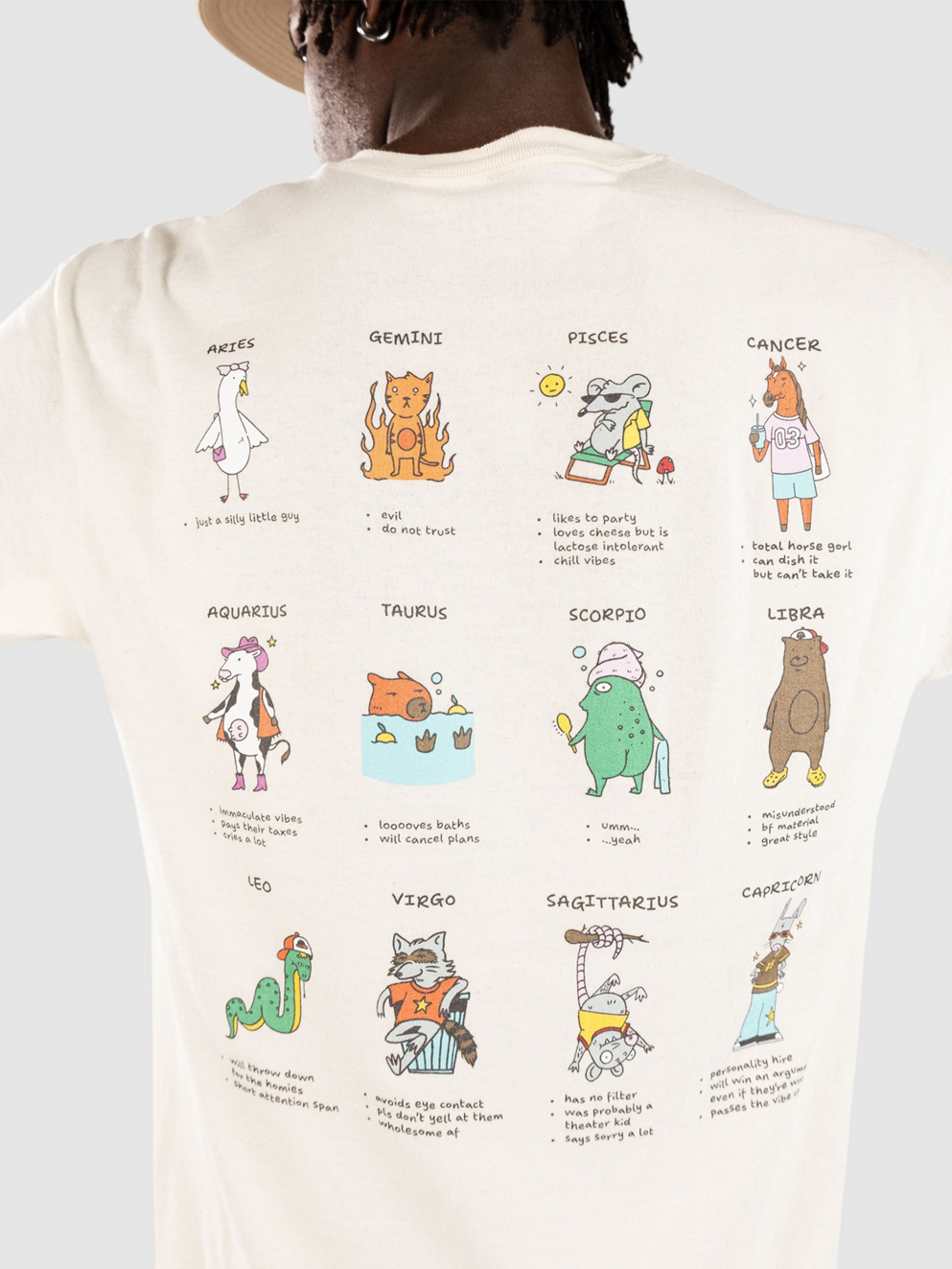 A.LAB What's Ur Sign T-Shirt natural