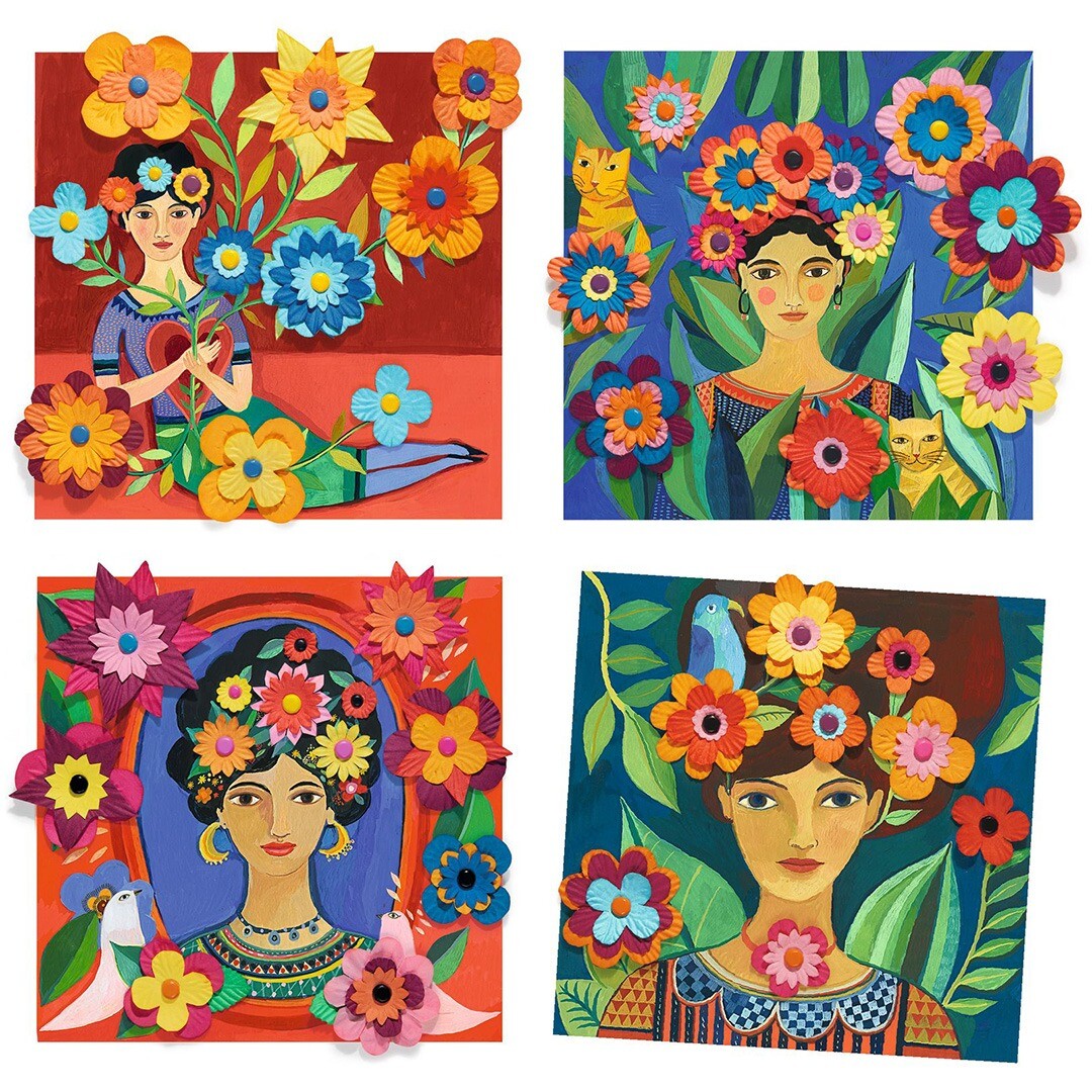 Djeco knutselset bloemen coyoacán