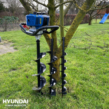 Hyundai grondboor set 100/150/200mm
