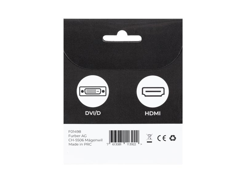 onit Adapter DVI-D - HDMI, 1 Stück Videoadapter DVI-D auf HDMI