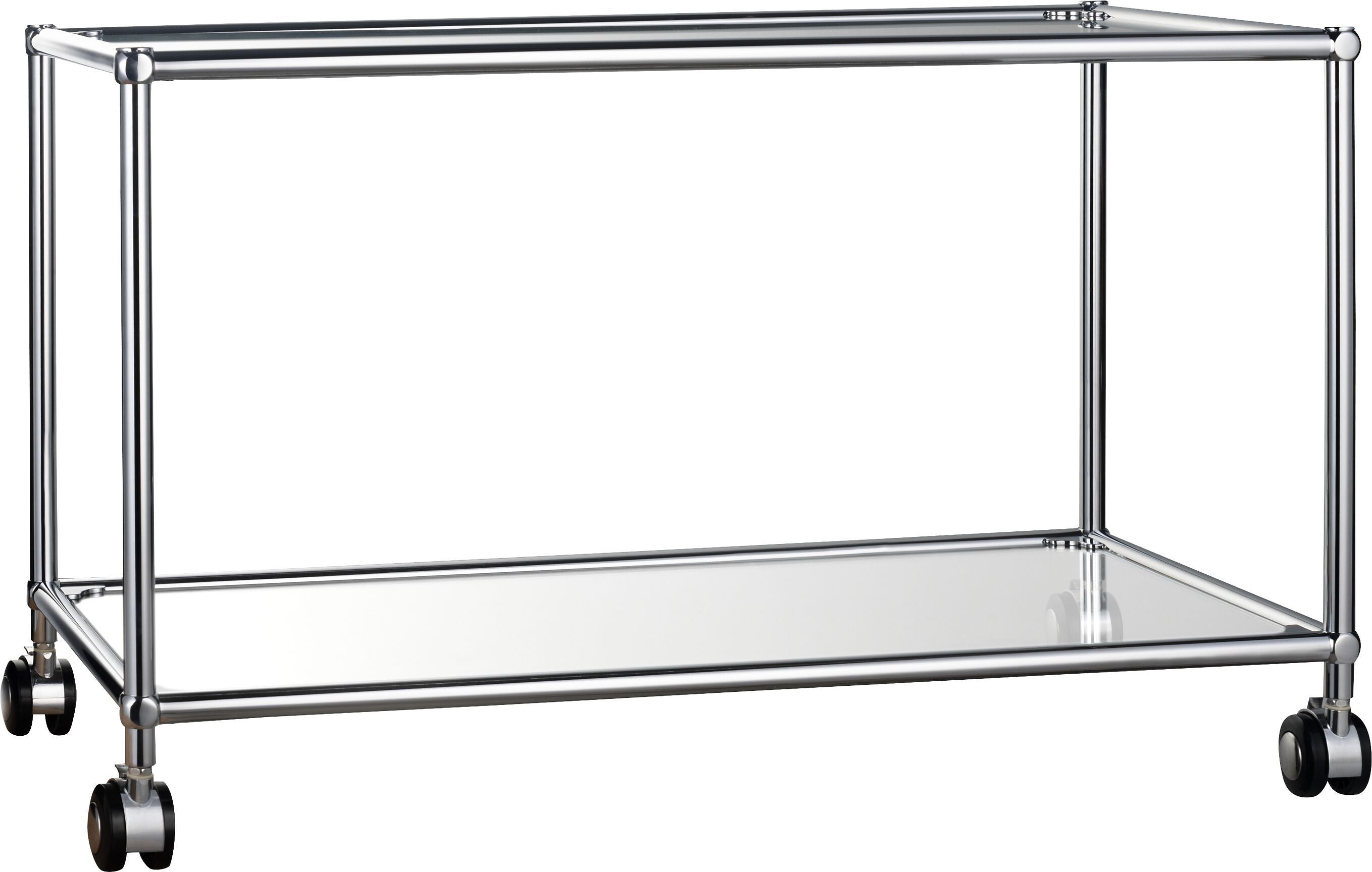 FLEXCUBE Salontisch - Glas / B: 78.0 cm x T: 40.0 cm x H: 48.0 cm