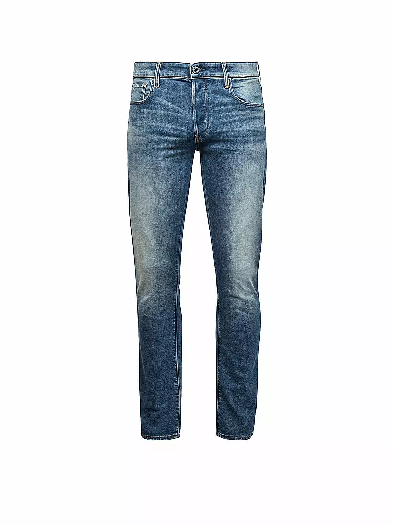 G-STAR RAW Jeans Straight Tapered Fit 3301 blau