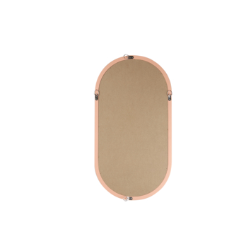 Spiegel met houten frame perzik 26,5x50x2,5cm