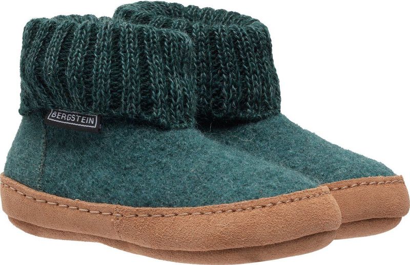 Bergstein - Cozy Lux - Pantoffels - Seagreen - Scheerwol